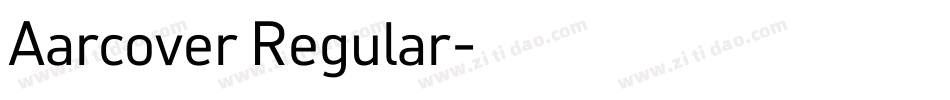 Aarcover Regular字体转换